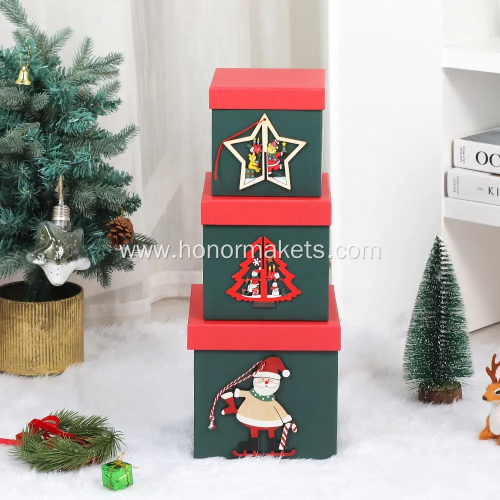 2024 hot sale Christmas red gift box